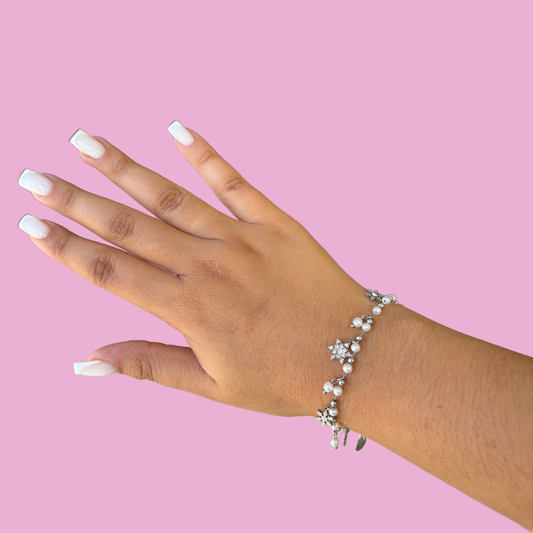 Bracelet Snow argent