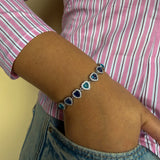 Bracelet Baby bleu argent