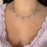 Collier Glow argent