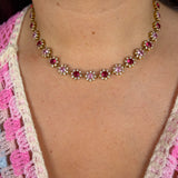Collier Kourtney bordeaux