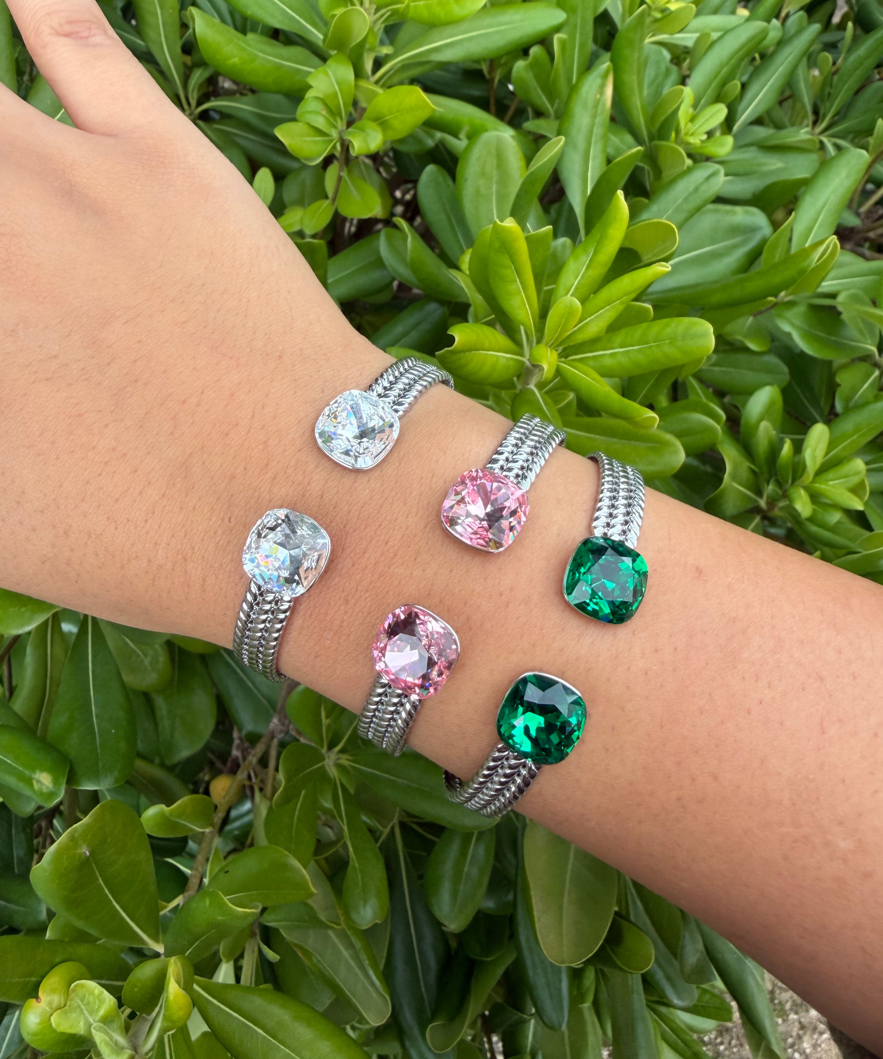 Jonc Iris argent blanc