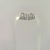 Boucles Piper argent