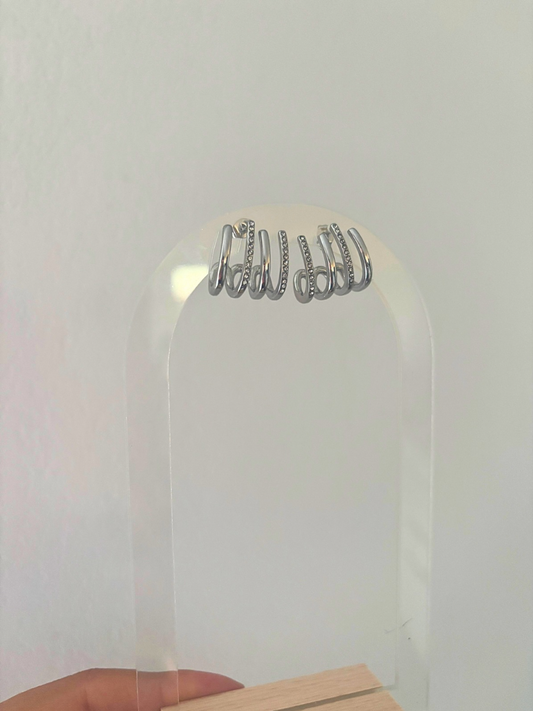 Boucles Piper argent