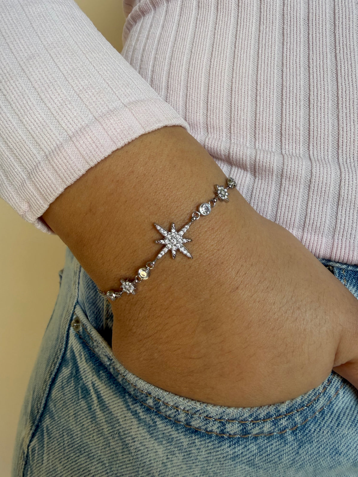 Bracelet Cosmos argent