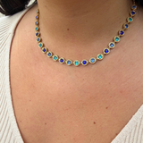 Collier Dilara bleu
