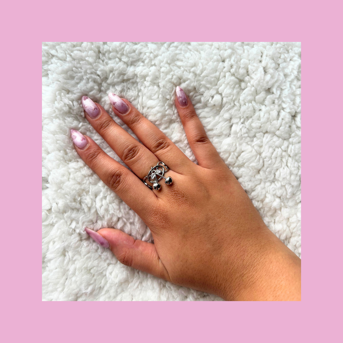 Bague Cerise argent