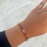 Bracelet Ambre bordeaux