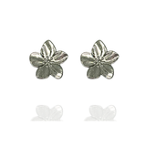 Boucles Fleur argent