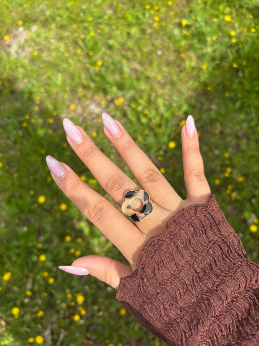 Bague Flora léopard