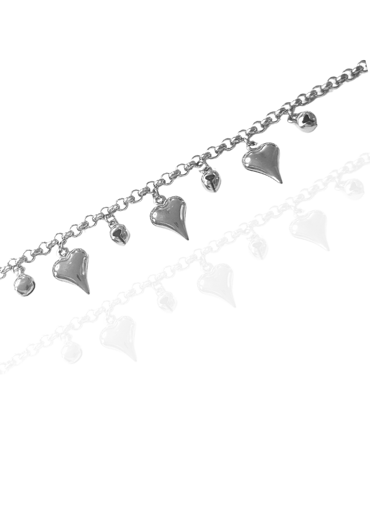Bracelet Charms Love argent