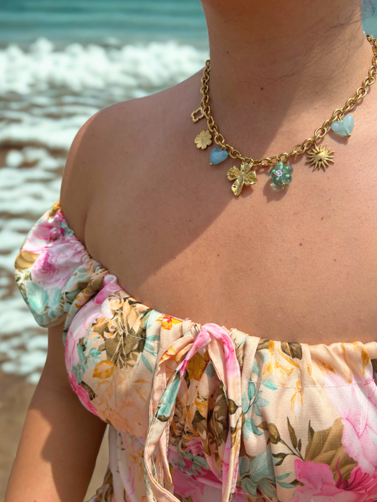 Collier Lorys bleu