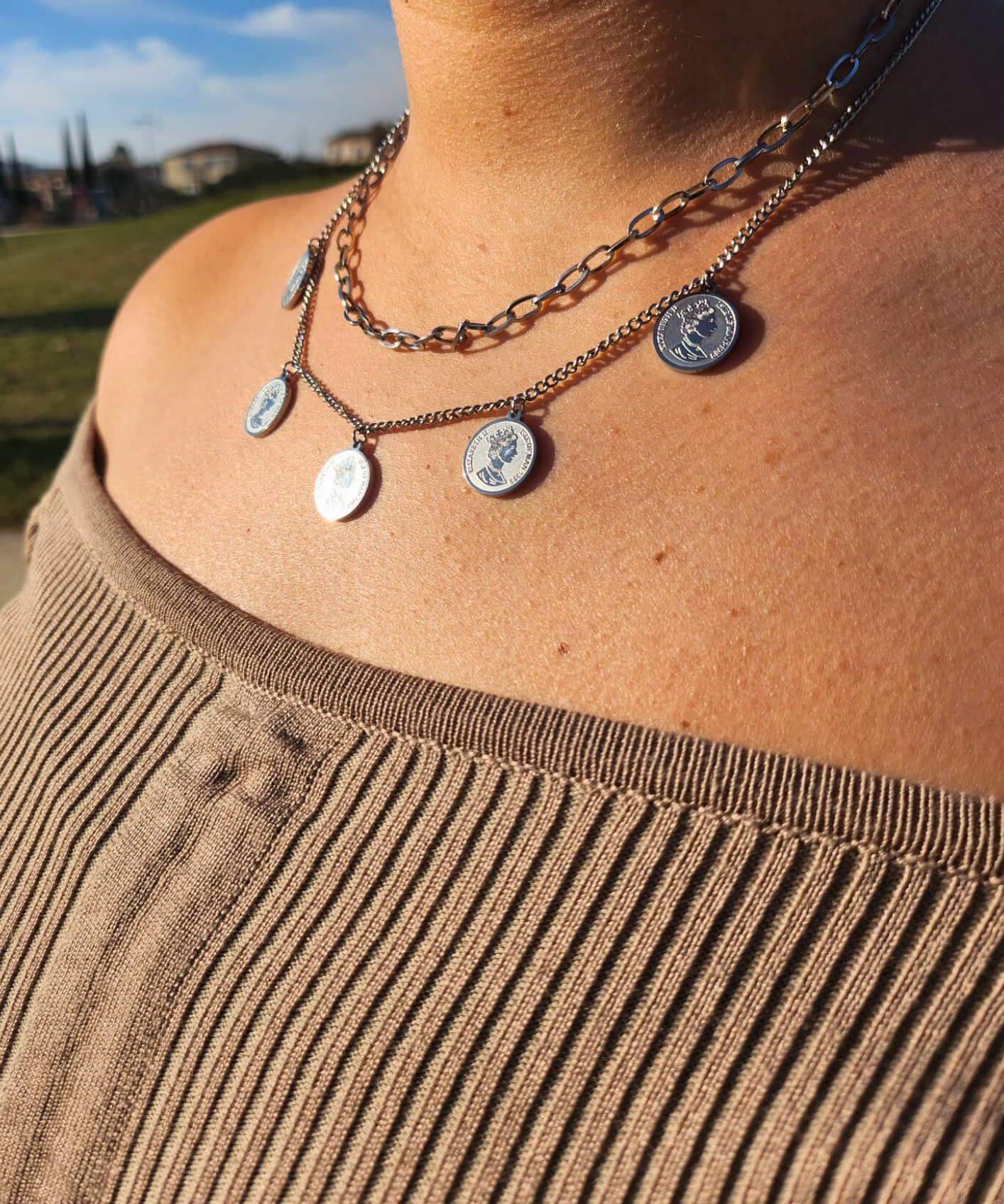 Collier Monaco argent