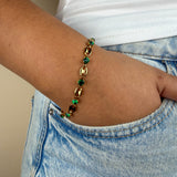Bracelet Zénith émeraude