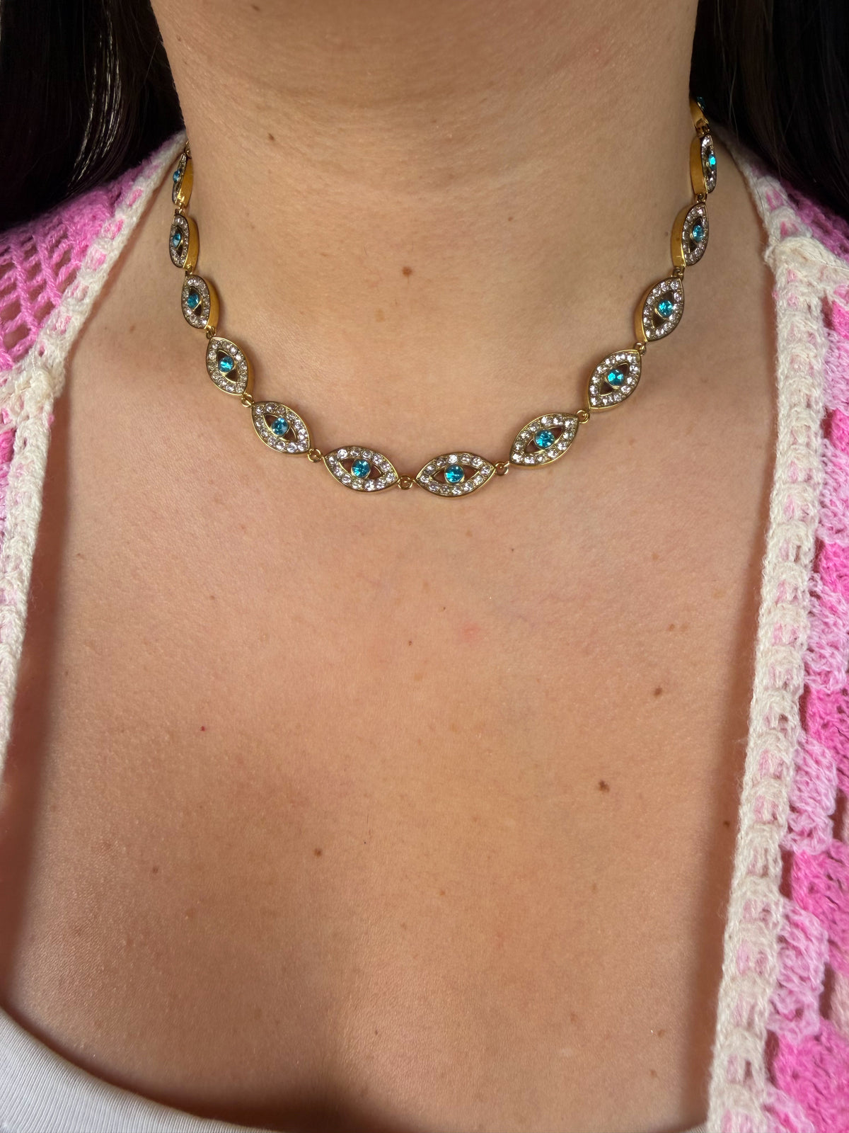 Collier Milona bleu