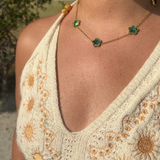 Collier Trendy vert