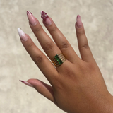 Bague Riham verte