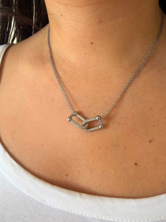 Collier Gloria fin argent