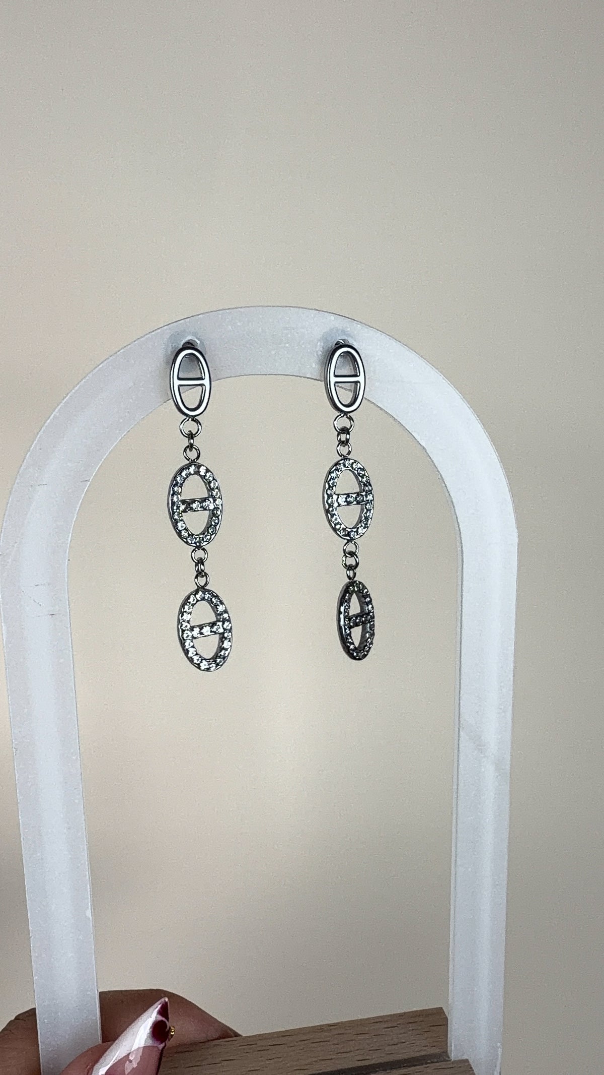 Boucles Loana argent