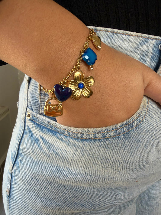 Bracelet Honey bleu