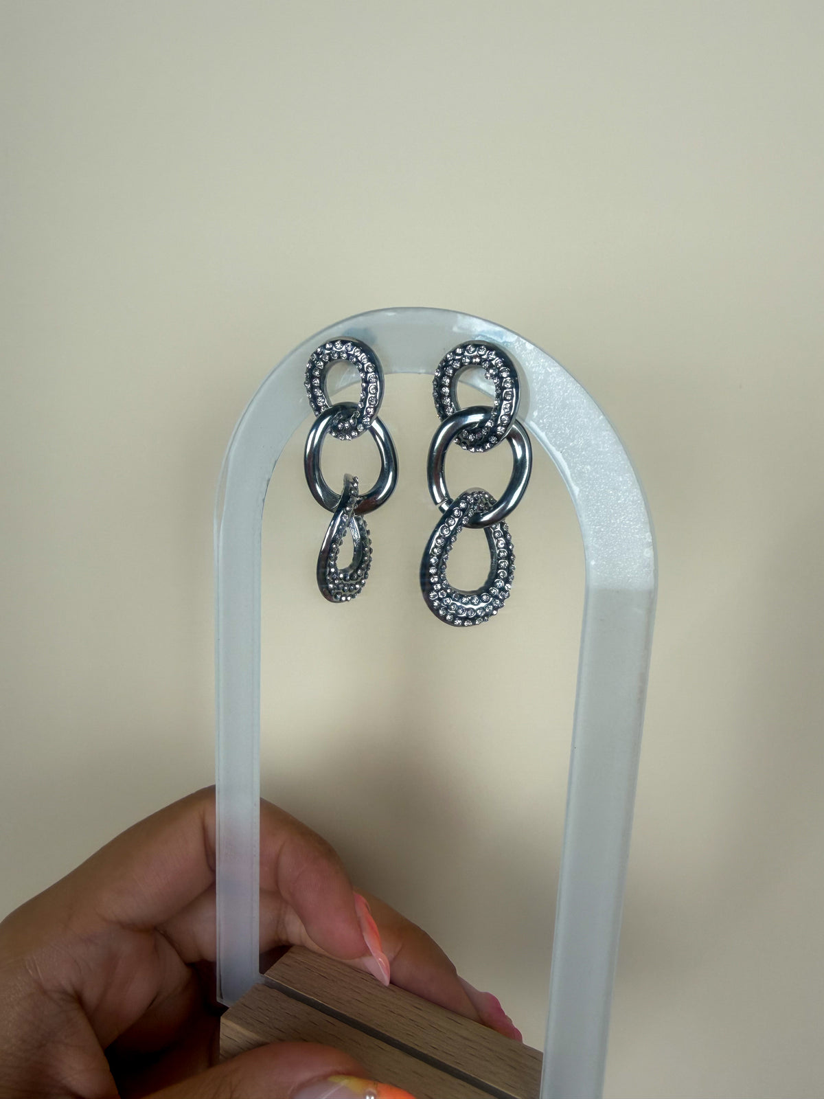 Boucles Amira argent