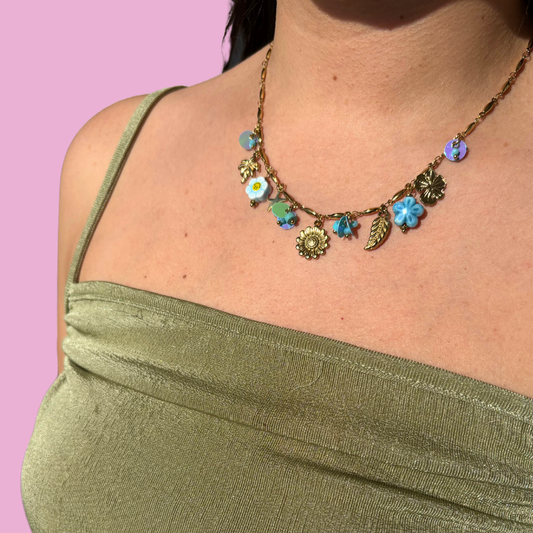 Collier Lilo bleu