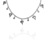 Collier charms Love argent