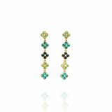 Boucles Ambre vertes