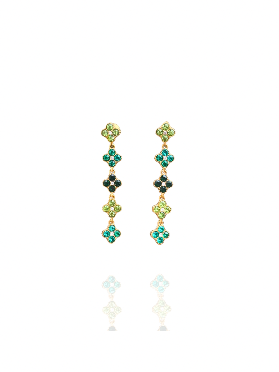 Boucles Ambre vertes