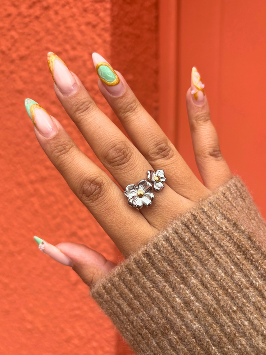Bague Flow bi color
