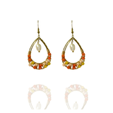 Boucles Julie corail
