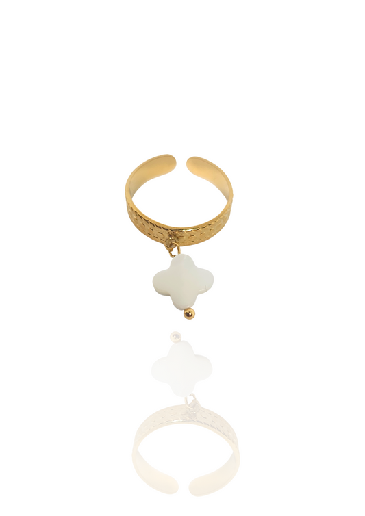 Bague trèfle