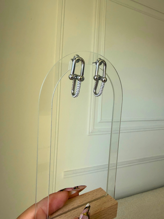 Boucles Gloria argent