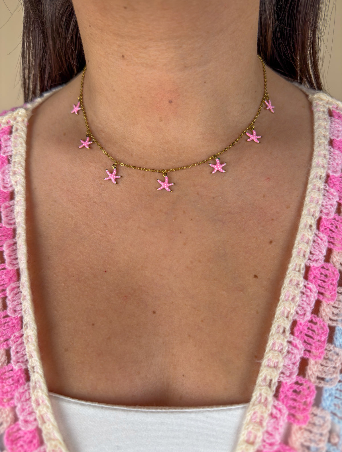 Collier Breeze rose