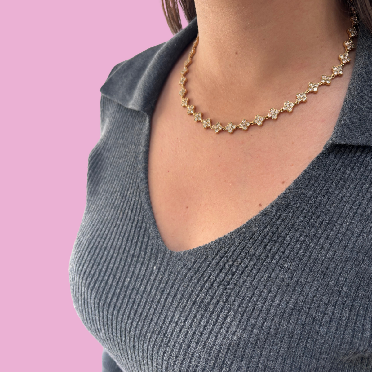 Collier Ambre or