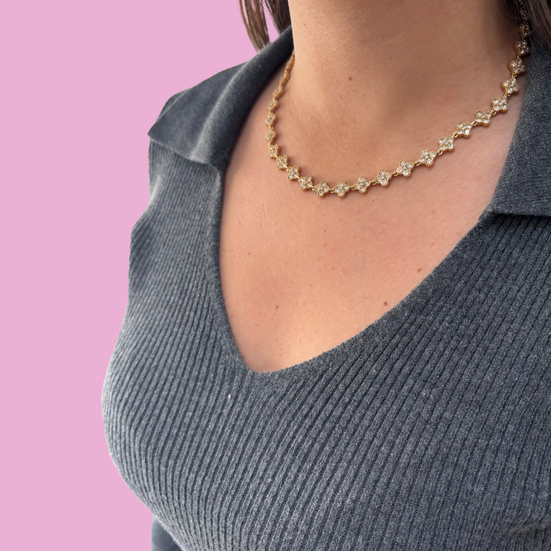 Collier Ambre or