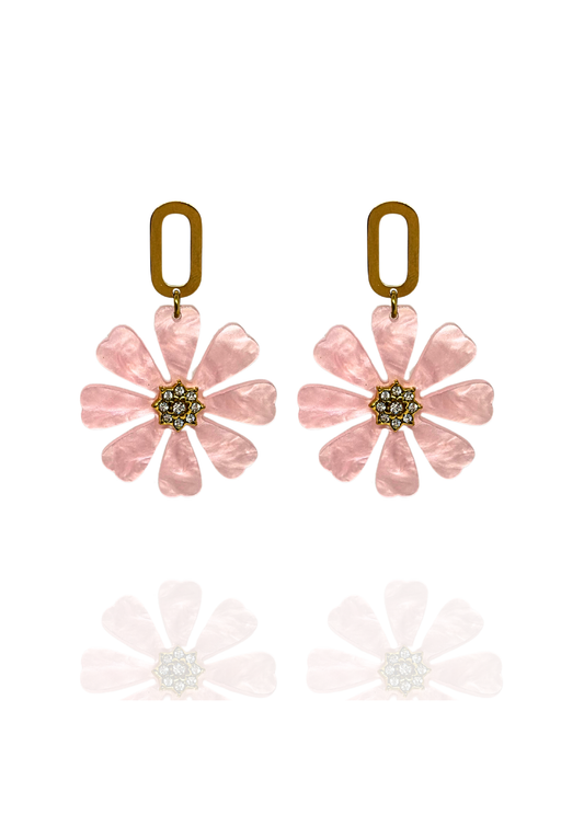 Boucles Mina roses