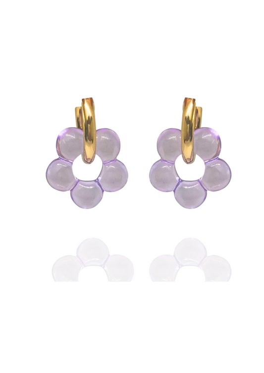 Boucles Flora violet