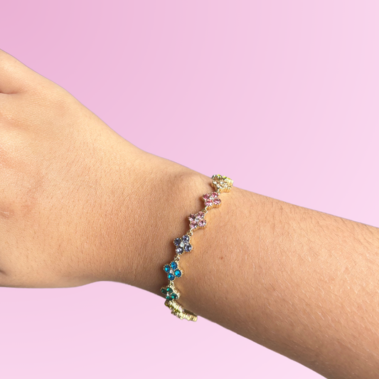 Bracelet Ambre multicolore