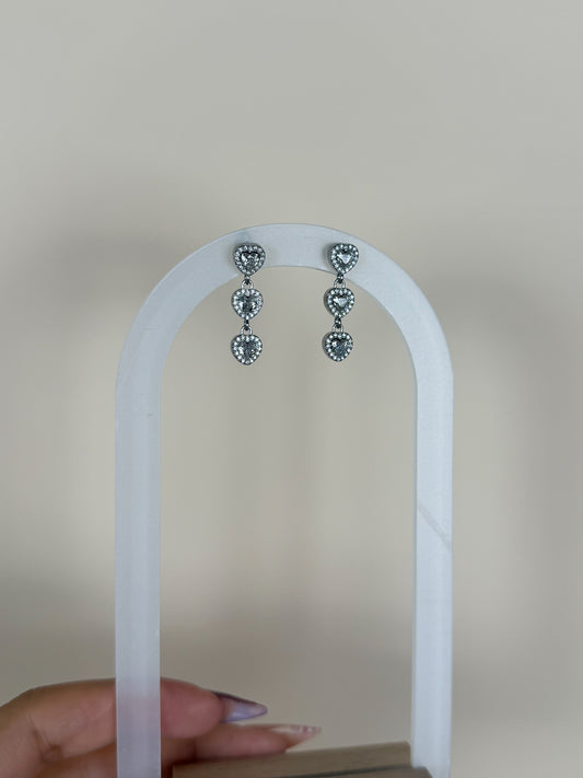 Boucles Flawless blanc argent