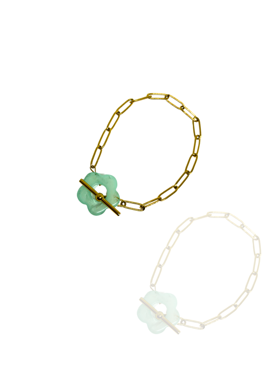 Bracelet Flora vert