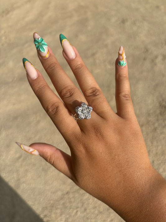 Bague anti stress Salwa argent