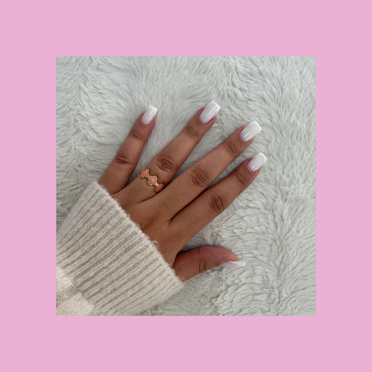 Bague Mandy rose pale