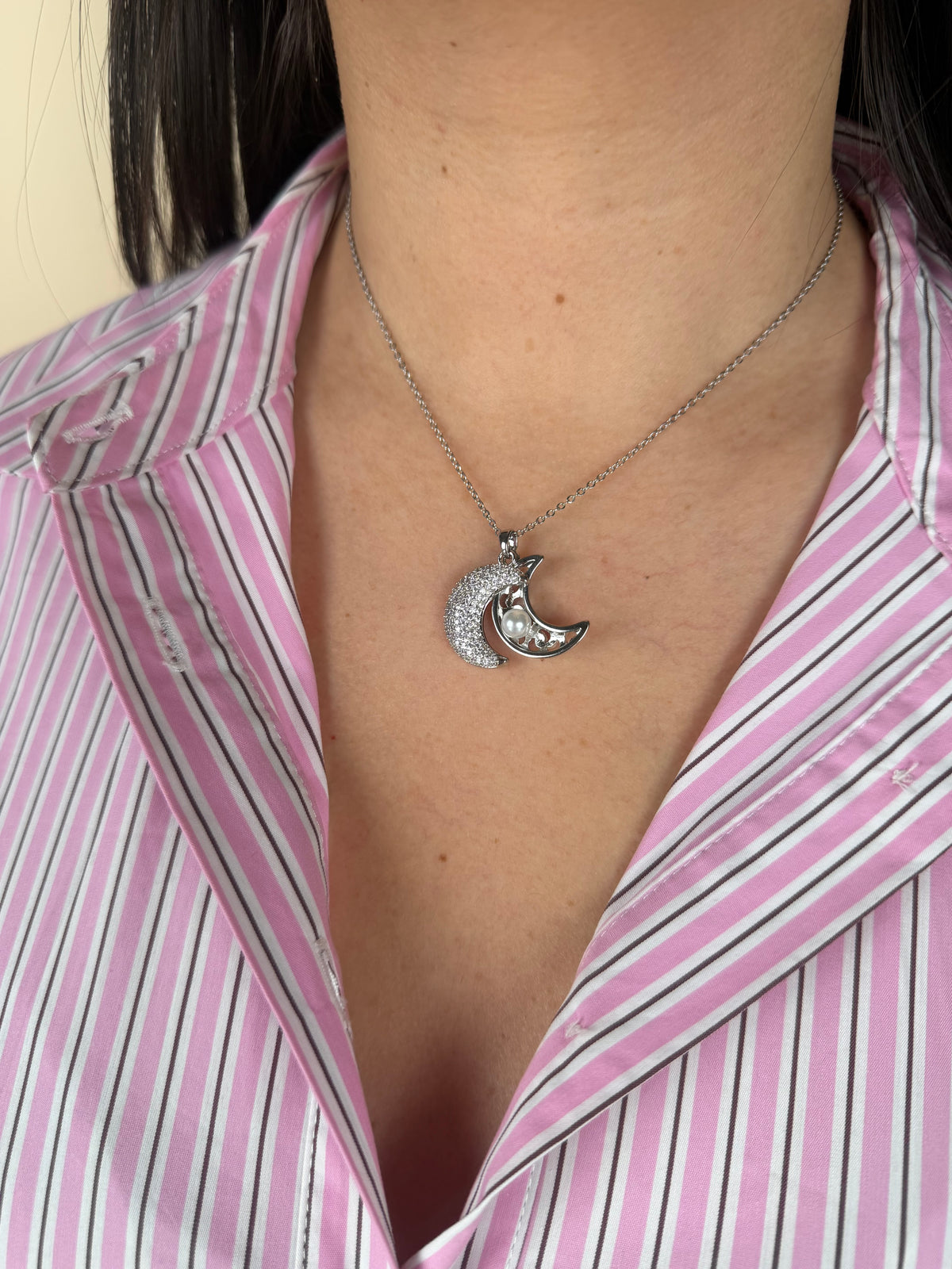Collier Claire de lune argent