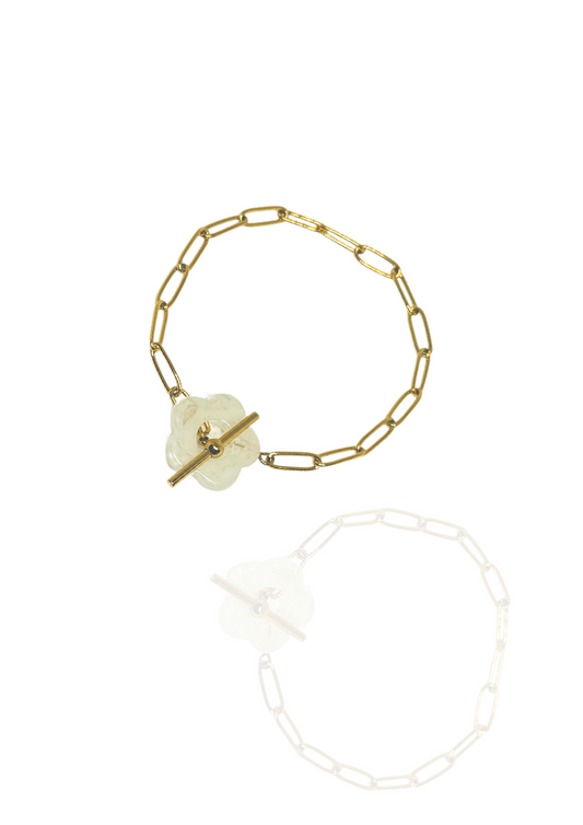 Bracelet Flora blanc