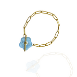 Bracelet Flora bleu