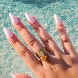 Bague trèfle œil de tigre