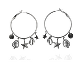 Boucles Zanzibar argent