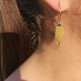 Boucles Elodie vert