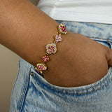 Bracelet Opéra rose