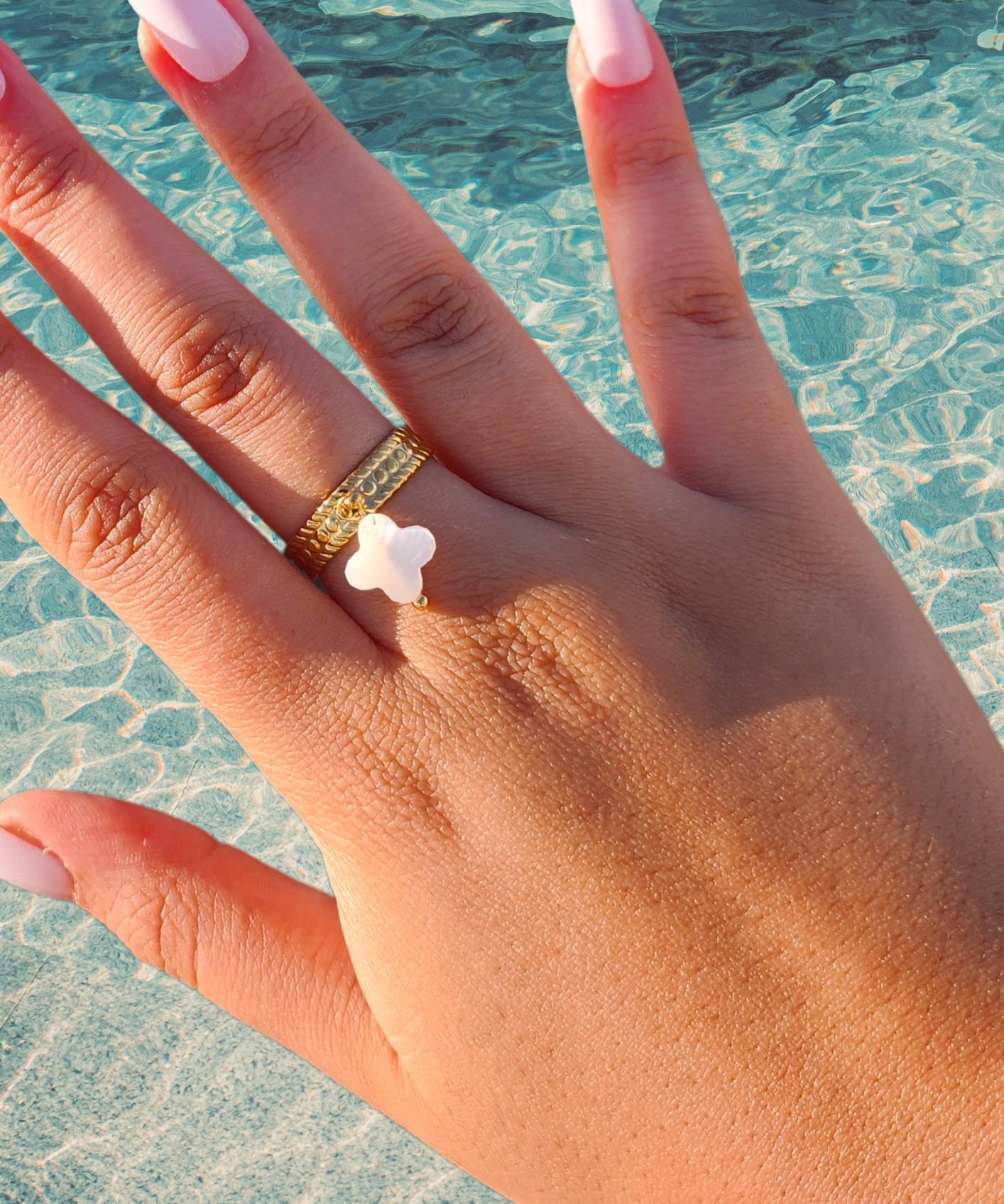 Bague trèfle